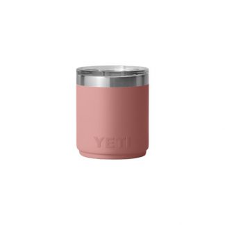YETI Rambler 10 oz Stackable Lowball with MagSlider Lid | Sandstone Pink