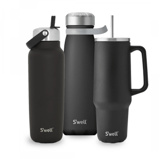 S'well - Onyx 40oz Bundle