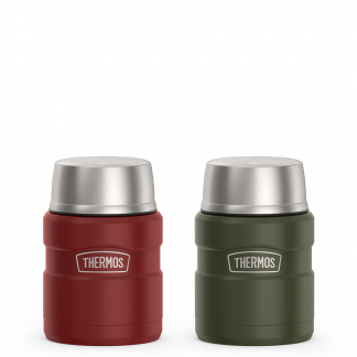 Thermos - 16oz Stainless King Food Jar Holiday Bundle